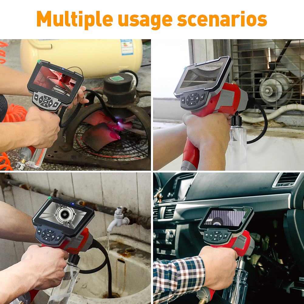 空调可视清洗枪带屏空调管道内窥镜清洗枪汽车可视清洗枪W505(图3)